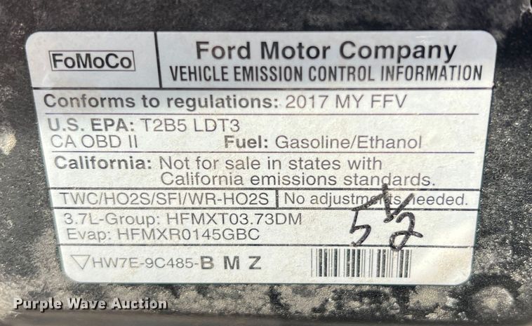 image for item JU9797 2017 Ford Explorer Police Interceptor  SUV