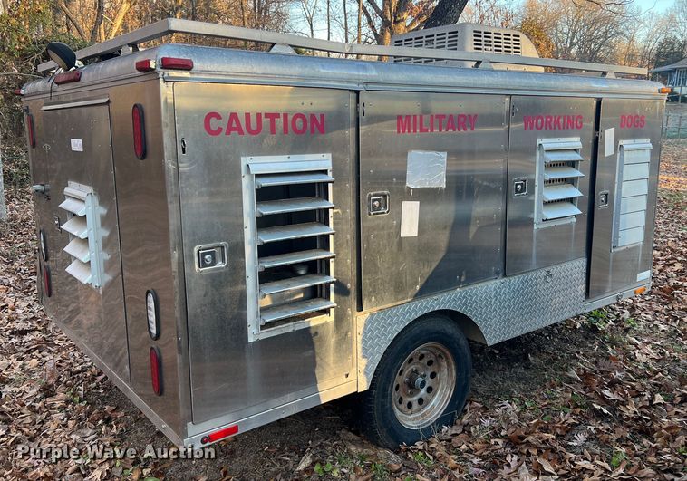 image for item JU9799 2014 Jackson Creek SST4  K-9 trailer