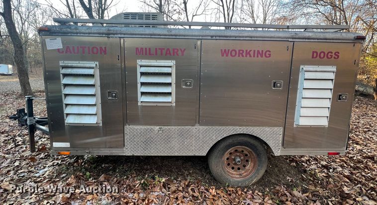 image for item JU9799 2014 Jackson Creek SST4  K-9 trailer