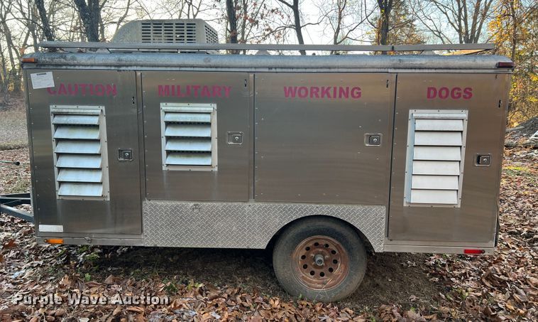 image for item JU9799 2014 Jackson Creek SST4  K-9 trailer