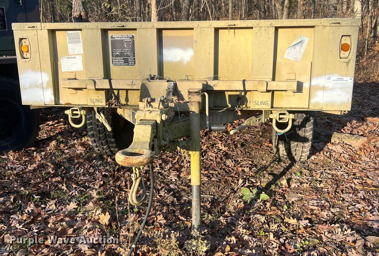 image for item JU9802 US Army M1101  utility trailer