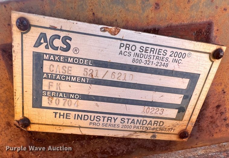 image for item JU9830 2007 Case 521D  wheel loader