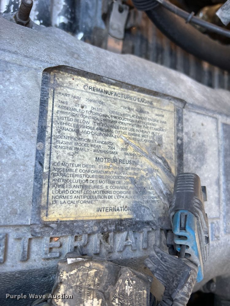 image for item JU9840 2007 International 7400  dump truck