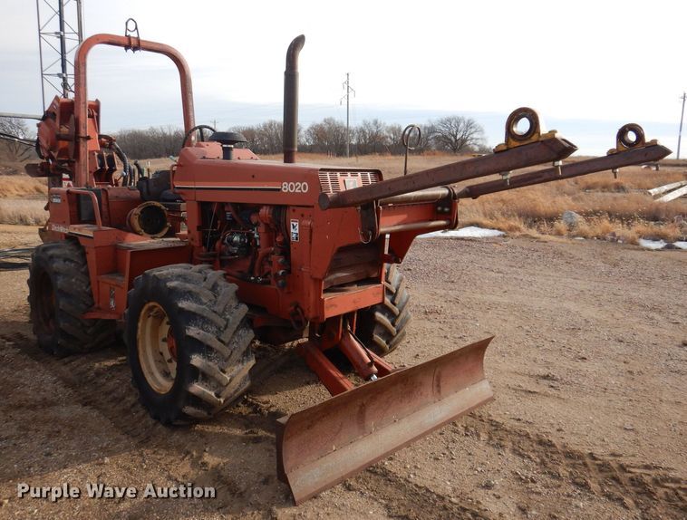 image for item KW9607 1995 Ditch Witch 8020  vibratory cable plow