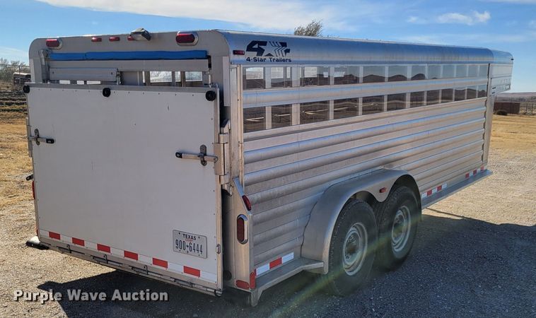 image for item LG9350 2008 4 Star Trailers  livestock trailer