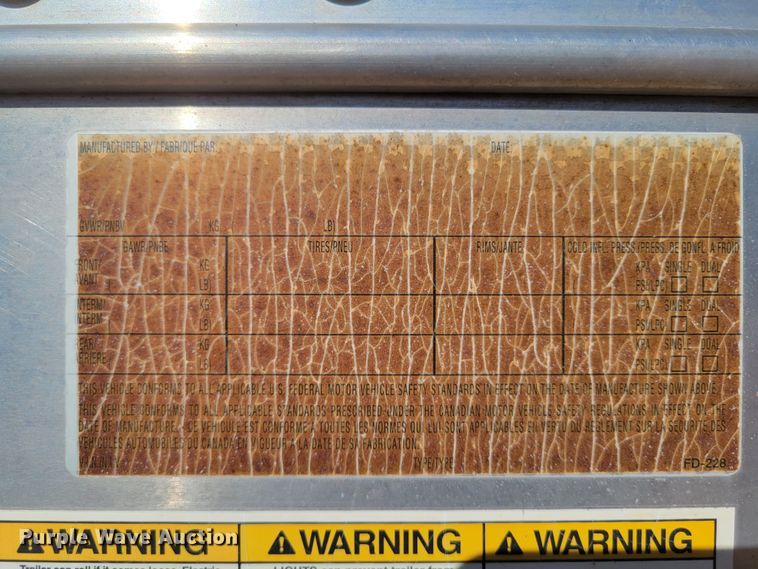 image for item LG9350 2008 4 Star Trailers  livestock trailer