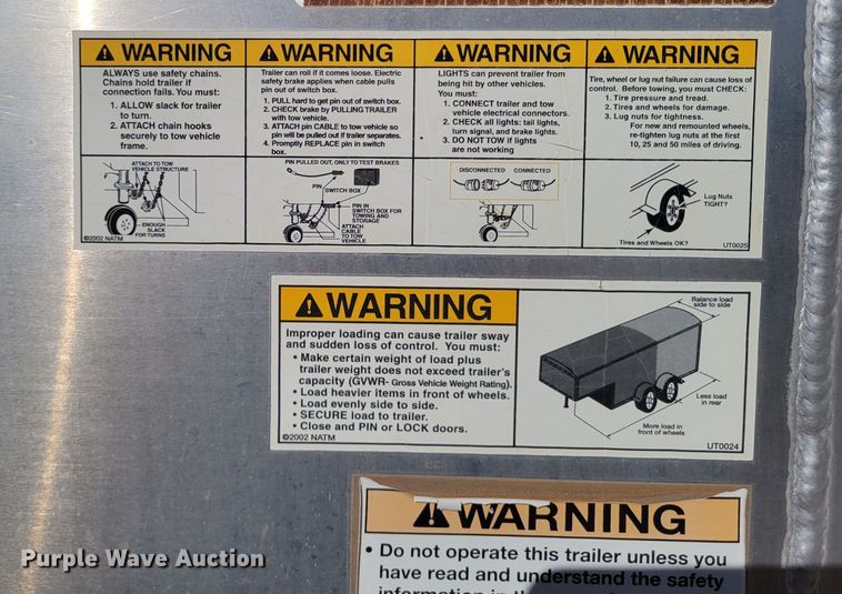 image for item LG9350 2008 4 Star Trailers  livestock trailer