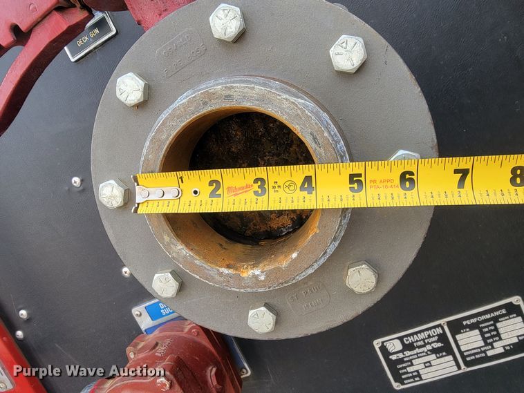 image for item LL9732 1990 Ford F800  pumper fire truck