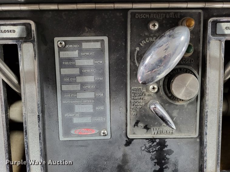 image for item LR9096 1996 International 4900  pumper fire truck