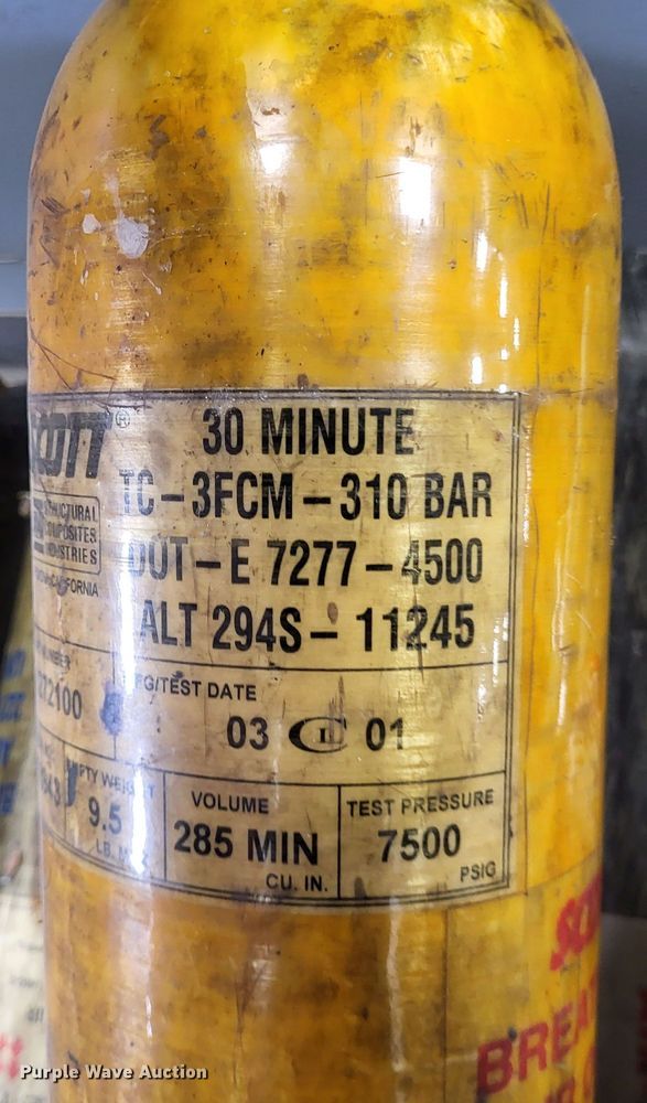 image for item LR9098 (27) Scott air tanks