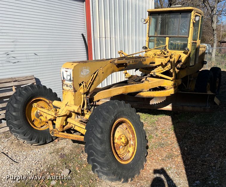 image for item LS9948 1970 Caterpillar 120  rigid frame motor grader