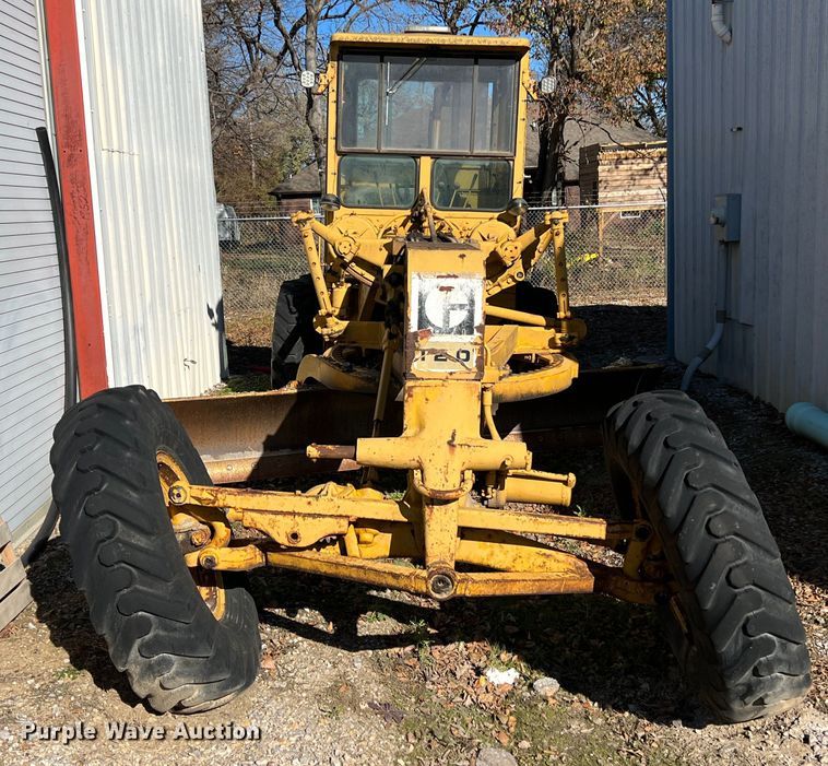 image for item LS9948 1970 Caterpillar 120  rigid frame motor grader