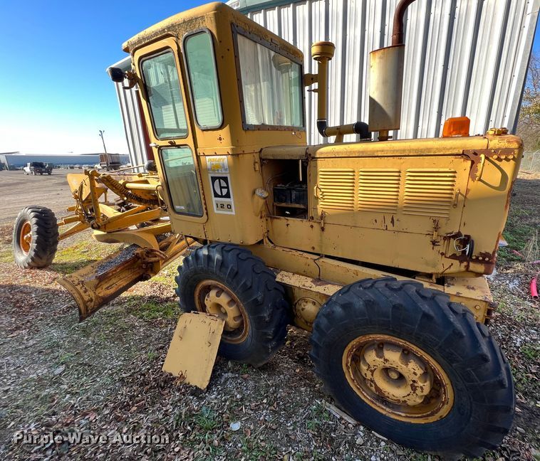 image for item LS9948 1970 Caterpillar 120  rigid frame motor grader