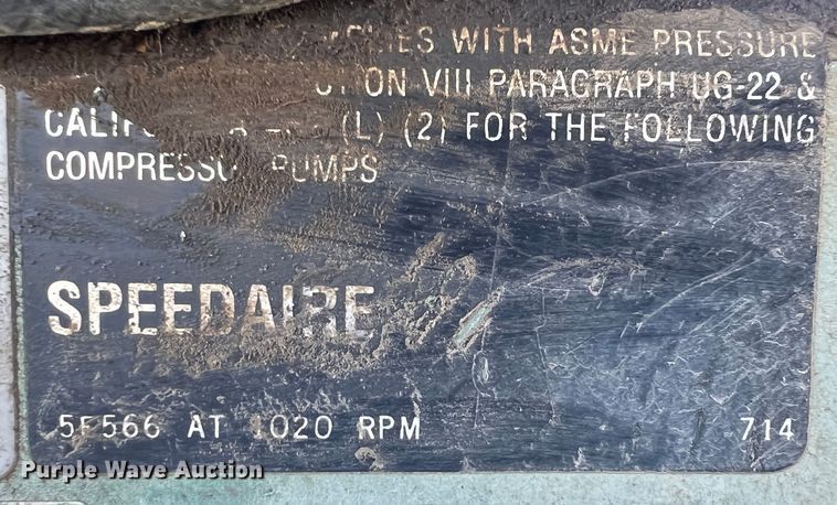 image for item LS9949 Speedaire Cast Iron Series  air compressor