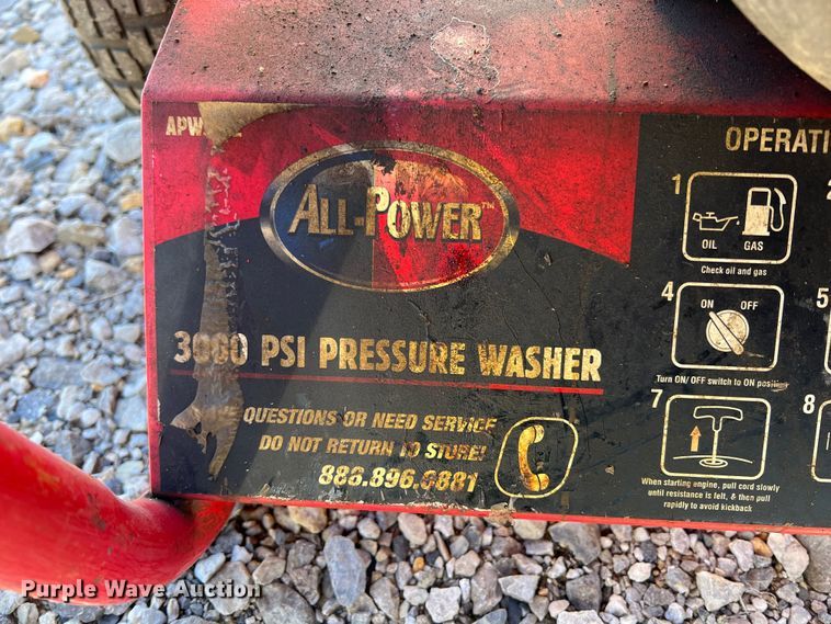 image for item LS9952 All-power  pressure washer