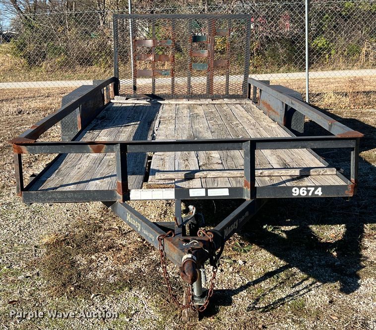image for item LS9954 2008 Maxey  utility trailer