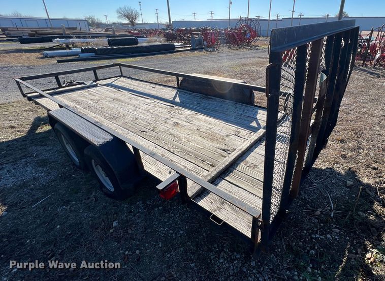 image for item LS9954 2008 Maxey  utility trailer