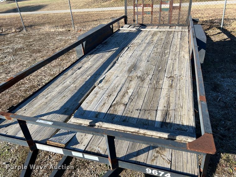 image for item LS9954 2008 Maxey  utility trailer