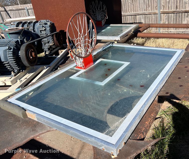 image for item LS9955 (2) 4'x6' basketball goals