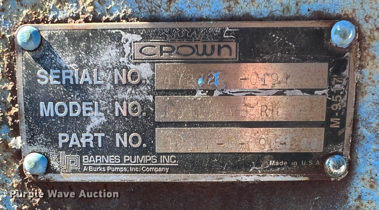 image for item LS9956 Crown P04LAVB411  pump