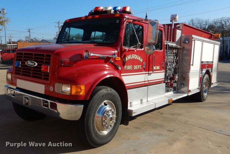 image for item LS9960 1997 International Pierce EA753  pumper fire truck