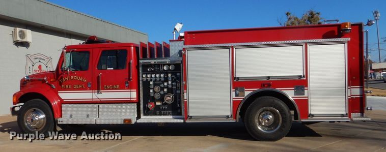 image for item LS9960 1997 International Pierce EA753  pumper fire truck