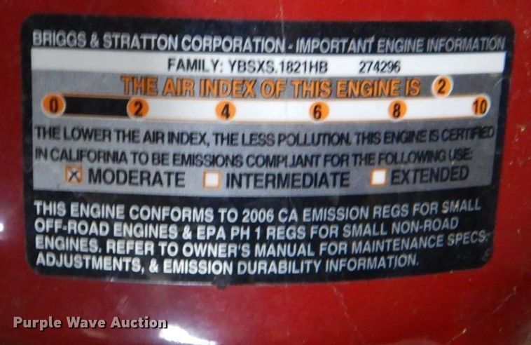 image for item LS9961 Ingersoll Rand G3.5V  generator