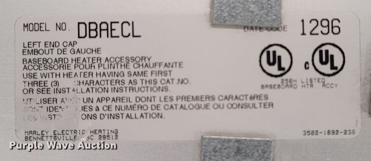 image for item MH9540 (4) electric floor heaters