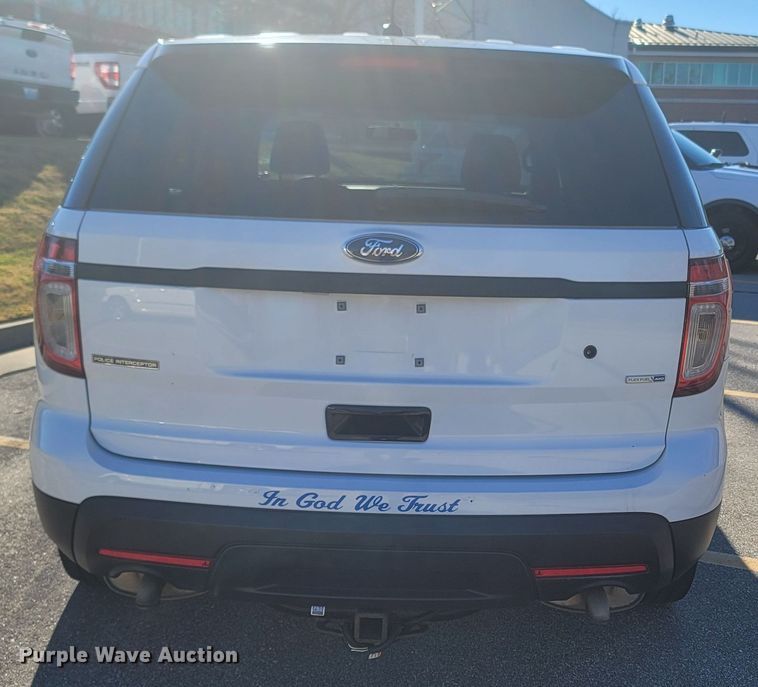 image for item MH9543 2015 Ford Explorer Police Interceptor  SUV