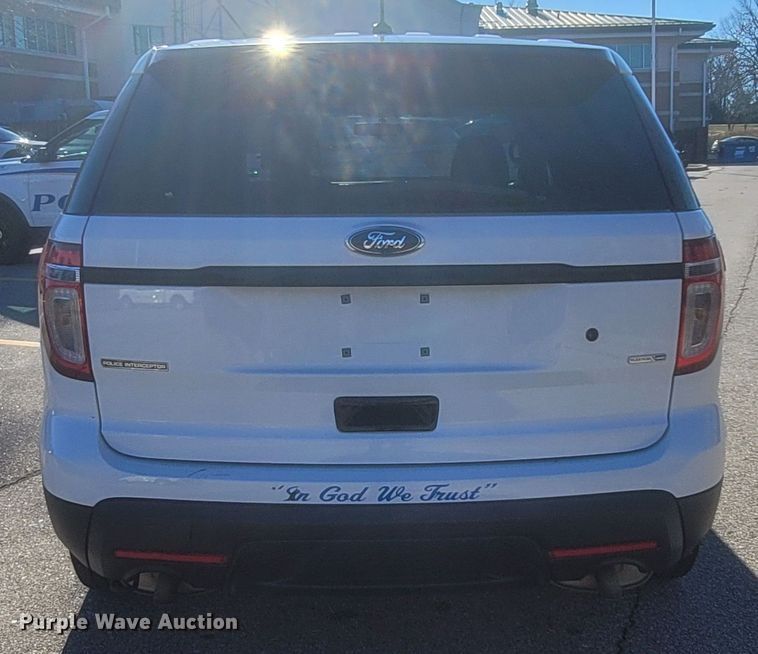 image for item MH9544 2015 Ford Explorer Police Interceptor  SUV