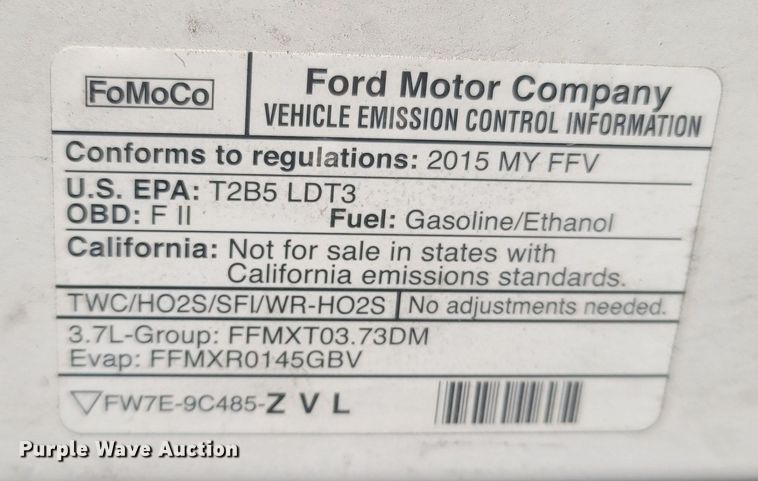 image for item MH9544 2015 Ford Explorer Police Interceptor  SUV