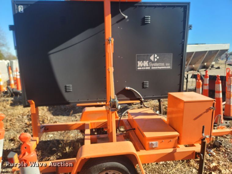 image for item MH9553 2014 K&K Systems  message board trailer