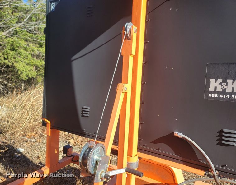 image for item MH9553 2014 K&K Systems  message board trailer