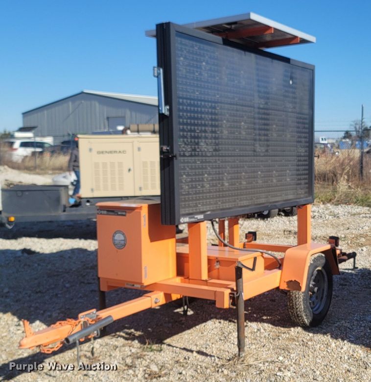 image for item MH9554 2014 K&K Systems  message board trailer