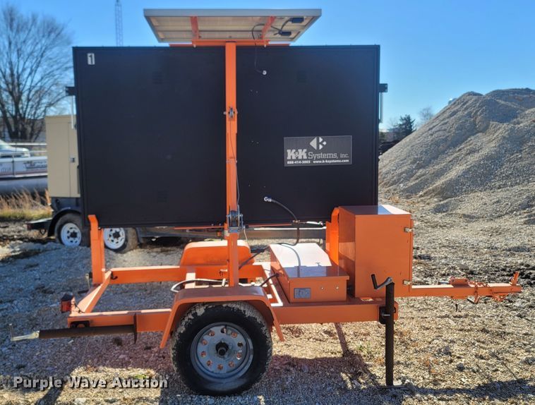 image for item MH9554 2014 K&K Systems  message board trailer