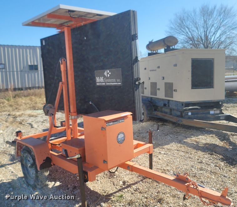 image for item MH9554 2014 K&K Systems  message board trailer