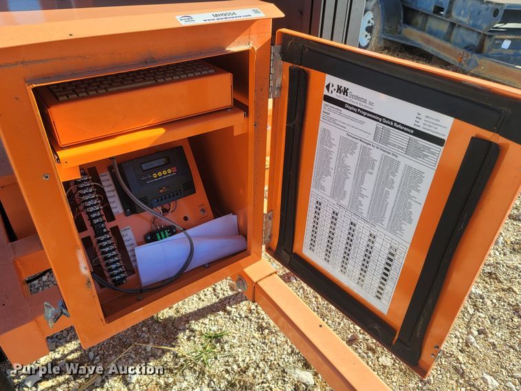 image for item MH9554 2014 K&K Systems  message board trailer