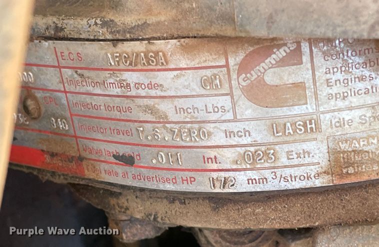 image for item MI9548 1988 Freightliner  semi truck