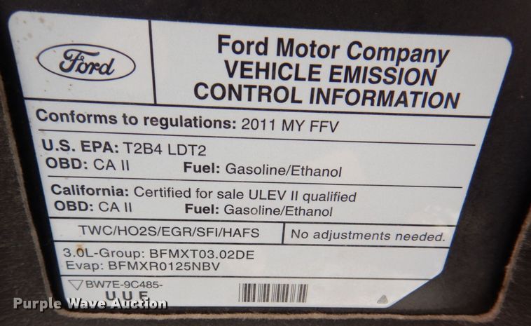 image for item MJ9884 2011 Ford Escape Limited  SUV