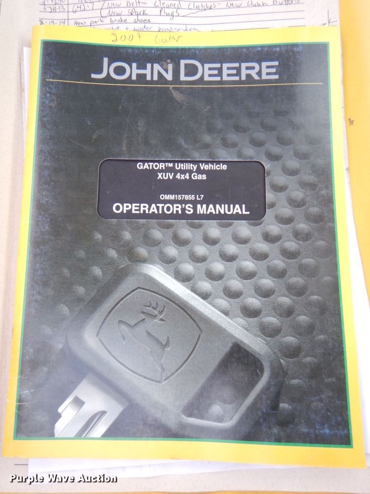 image for item MJ9900 2008 John Deere 620i  utility vehicle