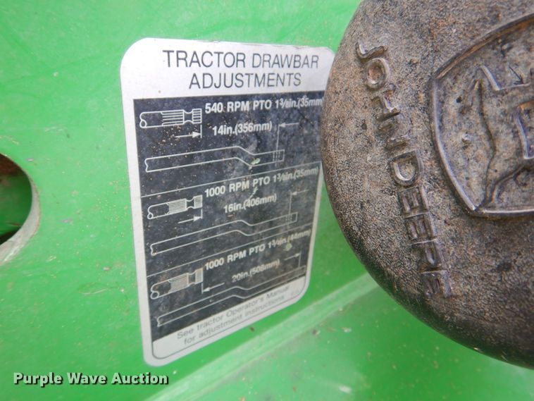 image for item MJ9909 2004 John Deere HX15  batwing rotary mower