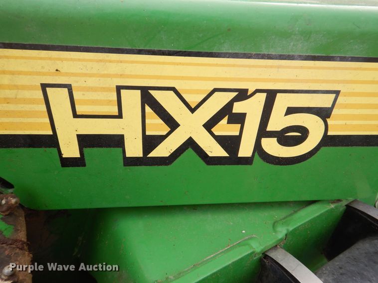 image for item MJ9909 2004 John Deere HX15  batwing rotary mower