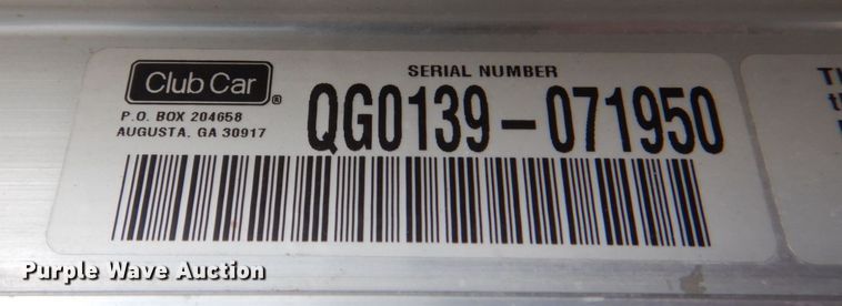 image for item MJ9910 2001 Club Car Carryall Turf 272  golf cart