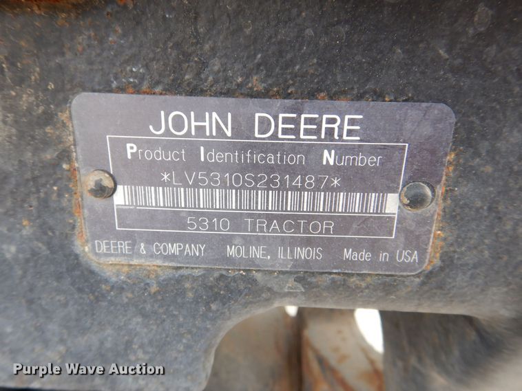image for item MJ9913 1999 John Deere 5310  MFWD tractor