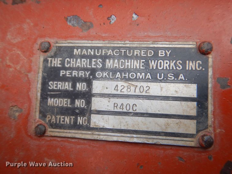 image for item MJ9918 1978 Ditch Witch R40  trencher