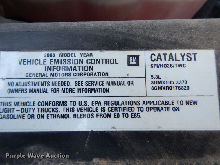 image for item MJ9920 2008 Chevrolet Silverado 1500 LT  Ext. Cab pickup truck