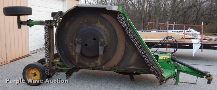 image for item MJ9922 2003 John Deere HX15  batwing rotary mower