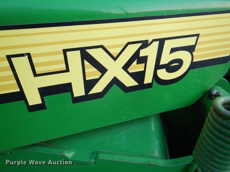 image for item MJ9922 2003 John Deere HX15  batwing rotary mower