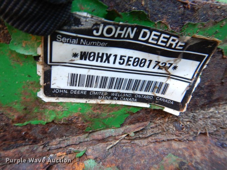 image for item MJ9922 2003 John Deere HX15  batwing rotary mower