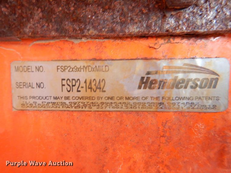 image for item MJ9923 2011 Henderson FSP2X9XHYDXMILD  spreader